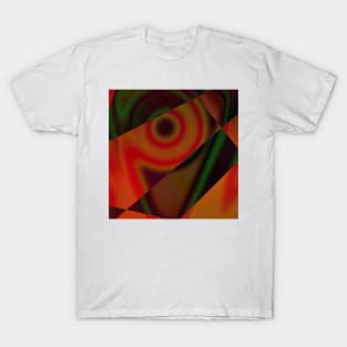 multicolored texture design T-Shirt